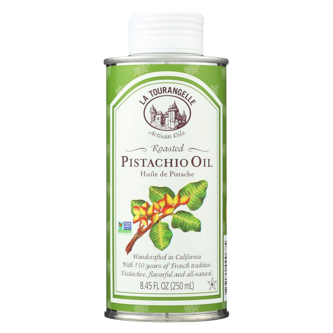 La Tourangelle Roasted Pistachio Oil - Case Of 6 - 8.45 Oz. - Maras Green